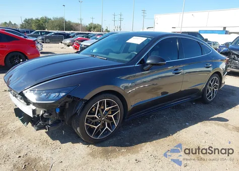 2021 Hyundai Sonata N Line из США, поврежденный, VIN 5NPEK4JC1MH123489